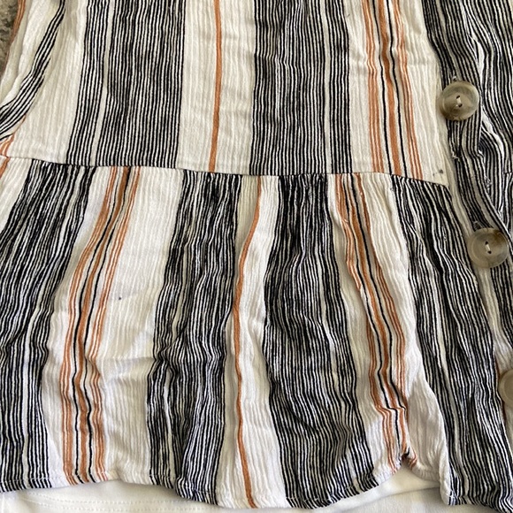 *MOVING SALE* Button down stripe dress NWOT small spots - Picture 3 of 3